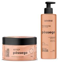 Kit Hidratante 190ml + Esfoliante 300g Labotrat Pêssego Corpo e Rosto Kit Hidratante 190ml + Esfoliante 300g Labotrat Pêssego Corpo e Rosto