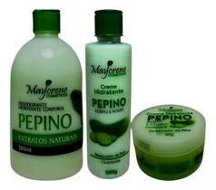 Kit Hidratante Corpo E Rosto Pepino Maycrene