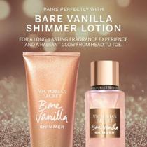 Kit Hidratante Corporal + Body Splash Bare Vanilla Shimmer Victoria Secret brilho Mais vendido