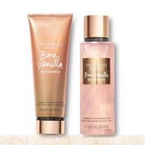 Kit Hidratante Corporal + Body Splash Bare Vanilla Shimmer Victoria Secret brilho Mais vendido