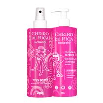 Kit Hidratante Corporal e Body Splash Cheiro de Rica Kokeshi Kit Hidratante Corporal e Body Splash Cheiro de Rica Kokeshi
