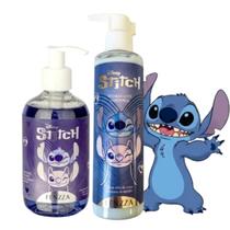 Kit Hidratante Corporal Sabonete Líquido Stitch Fenzza