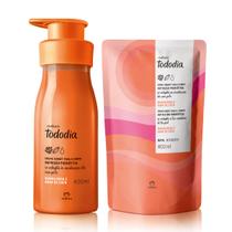 Kit Hidratante Corporal Tododia Manga Rosa e Água de Coco com Refil - Natura
