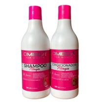 Kit Hidratante De Pitaya Shampoo E Condicionador 500ml OmegaHair - OMEGA HAIR