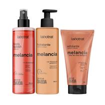 Kit Hidratante Esfoliante Body Splash Melancia Labotrat