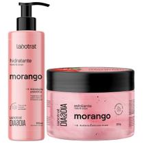 Kit Hidratante + Esfoliante Corpo E Rosto Labotrat Dia A Dia Cheiro De Fruta Morango 300g Kit Hidratante + Esfoliante Corpo E Rosto Labotrat Dia A Dia Cheiro De Fruta Morango 300g