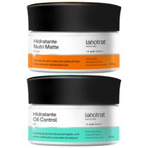 Kit Hidratante Facial Matte + Oil Control Toque Seco Rápida Absorção Hidratação Labotrat 100g