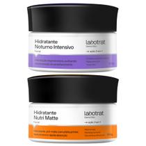 Kit Hidratante Facial Noturno + Matte Toque Seco Rápida Absorção Hidratação Labotrat 100g