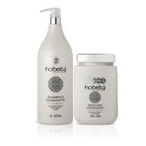 Kit Hidratante Hobety Shampoo 1,5L+Máscara 1,250Kg Kit Hidratante Hobety Shampoo 1,5L+Máscara 1,250Kg