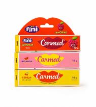 Kit Hidratante Labial Carmed Amoras, Melancia e Cereja 10g