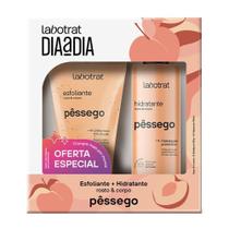 Kit Hidratante Labotrat Pêssego 190ml + Esfoliante Dia a Dia Pêssego 150g