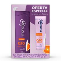 Kit Hidratante Monange Q10 200ml + Creme De Mãos Q10 75g