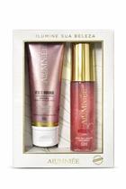 Kit Hidratante Morango + Body Splash Moscatel, Alumniee