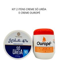 Kit Hidratante Pés Só Ureia 200g + Creme Ouropé 240g Áreas Ressecadas Kit Hidratante Pés Só Ureia 200g + Creme Ouropé 240g Áreas Ressecadas