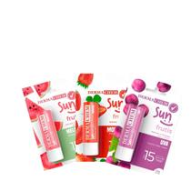 Kit Hidratante Protetor Solar Labial FPS 15 Dermachem 3 unidades
