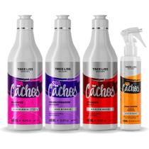 Kit Hidratante tratamento Spa Dos Cachos Tree Liss 4 itens