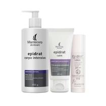 Kit Hidratantes Mantecorp Epidrat - Creme Facial Hidratante e Creme Corporal Hidratante e Hidratante Labial FPS30 5,5g