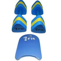 Kit Hidro Par de Halter Hidro G + Prancha de Natação