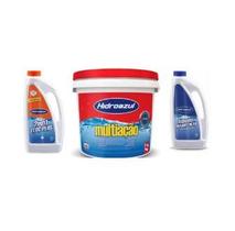 Kit Hidroazul Balde 2,5Kg Manutenção FlocPlus 2 em 1