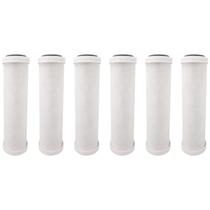 Kit Hidrofiltros 6 Refis Carbon Block de 9.3/4" de Encaixe