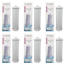 Kit Hidrofiltros 6 Refis CB230 Carbon Block de 9" Com Rosca