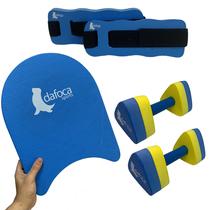 Kit Hidroginástica Prancha Grande 34cm + Caneleira 1 à 2kg + Halter Pequeno Dafoca Sports Kit Hidroginástica Prancha Grande 34cm + Caneleira 1 à 2kg + Halter Pequeno Dafoca Sports