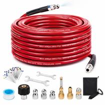 Kit Hidrojateiro de Esgoto SEPLY 30,5 m 5800 PSI (400 bar) 1/4" NPT Kit Hidrojateiro de Esgoto SEPLY 30,5 m 5800 PSI (400 bar) 1/4" NPT