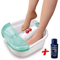 Kit Hidromassageador Para Pés Foot Spa 3 Modos de Massagem + Creme Arnica e Copaíba