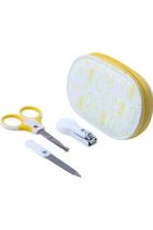 Kit higiene 3 pecas com necessaire unissex pimpolho amarelo