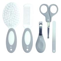 Kit Higiene 5 Peças Cuidados Bebê Unhas Cabelo Pimpolho