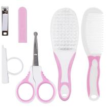 Kit Higiene 6 Peças Rosa Buba Kit Higiene 6 Peças Rosa Buba