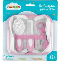 Kit Higiene Bebe 5 Pecas com Estojo Necessaire Pimpolho