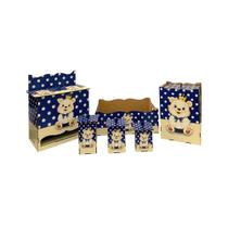 Kit Higiene Bebê 6 Peças em Madeira Mdf Adesivado Kit Higiene Bebê 6 Peças em Madeira Mdf Adesivado