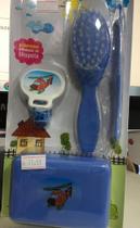 Kit Higiene Bebe Escova Pente Saboneteira Prendedor Chupeta - Murano