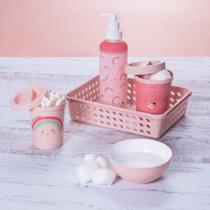 Kit Higiene Bebe Infantil Organizador Menina Menino Plasútil