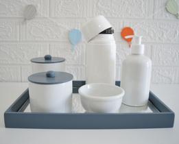 Kit Higiene Bebê K063 Porcelanas Mini Térmica Banho Quarto Bancada Kit Higiene Bebê K063 Porcelanas Mini Térmica Banho Quarto Bancada