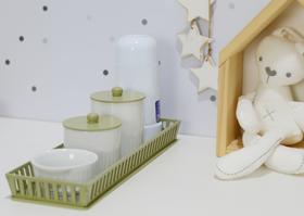 Kit Higiene Bebê Moderno Porcelana Quarto Banho K159