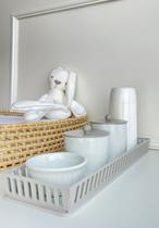Kit Higiene Bebê Moderno Porcelana Quarto Térmica Banho