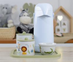Kit Higiene Bebê Porcelana Maternidade Safari Floresta Quarto Banho K172