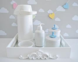 Kit Higiene Bebê Porcelana Térmica Quarto K028 Provençal