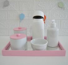 Kit Higiene Bebê Porcelanas Gel Mini Térmica Banho Quarto K063