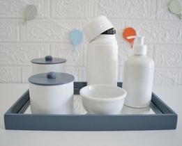 Kit Higiene Bebê Porcelanas Gel Mini Térmica Banho Quarto K063