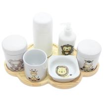 Kit higiene bebê Safari 7 pçs Bdj Nuvem TD Porc Molh QuadDec Kit higiene bebê Safari 7 pçs Bdj Nuvem TD Porc Molh QuadDec