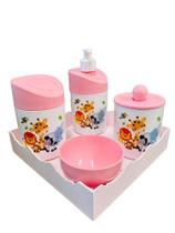 Kit Higiene Bebê Safari Juntos c/bandeja COLORIDA