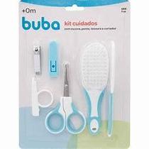 Kit Higiene Buba Escova, Pente, Cortador E Tesourinha Com Capas