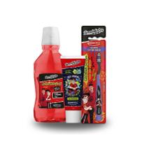 Kit Higiene Bucal Infantil Enaldinho Sabor Menta Cerdas Macias + Acessórios Divertidos Kit Higiene Bucal Infantil Enaldinho Sabor Menta Cerdas Macias + Acessórios Divertidos