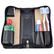 Kit Higiene Bucal SMILE em Couro Galvani