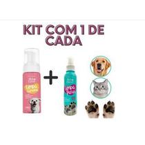 Kit Higiene Cachorro Animais Limpa Carinha E Limpa Patinhas
