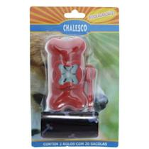 Kit Higiene Coletor de Fezes para de cães - Chaveiro Cata caca com saquinho Chalesco