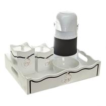 Kit Higiene Com Capa Fantasia Marinho Âncoras Quarto Bebê Menino Kit Higiene Com Capa Fantasia Marinho Âncoras Quarto Bebê Menino